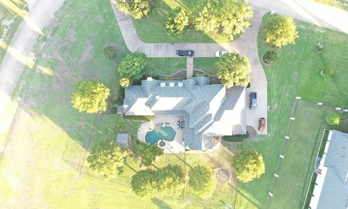 New shingle roof installation on a home in Sealy